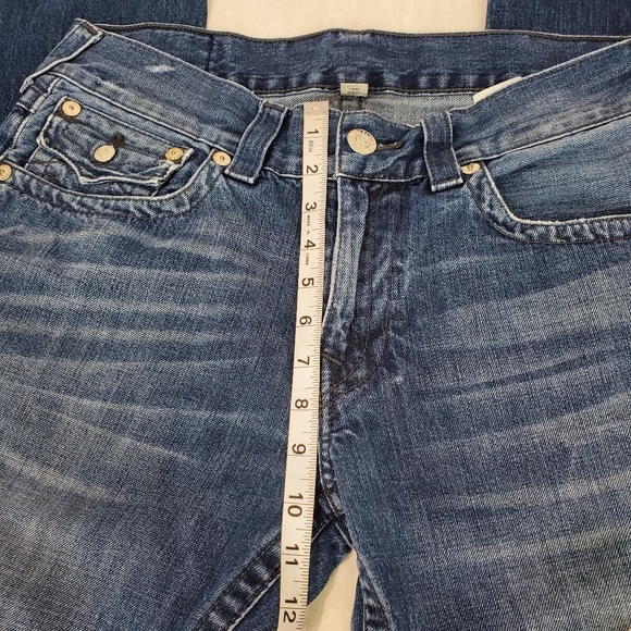 True Religion - Mens Jeans Straight - 33 Y2K Flap Pockets - Picture 4 of 9